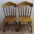 Vintage solid wood chairs 2 thumbnail