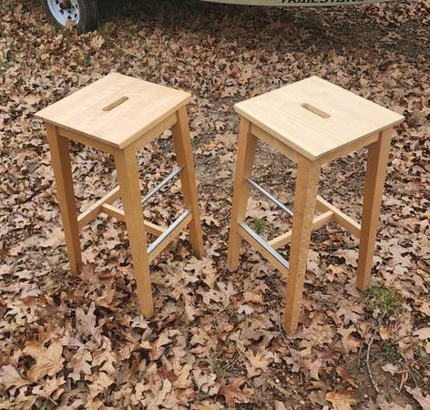 2 IKEA Stools 1