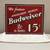 Budweiser Tin Sign & Inflatable Display 1 thumbnail