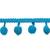 Pom Pom 20 yards 3/8" White, Black, Orange, Turquoise 5 thumbnail