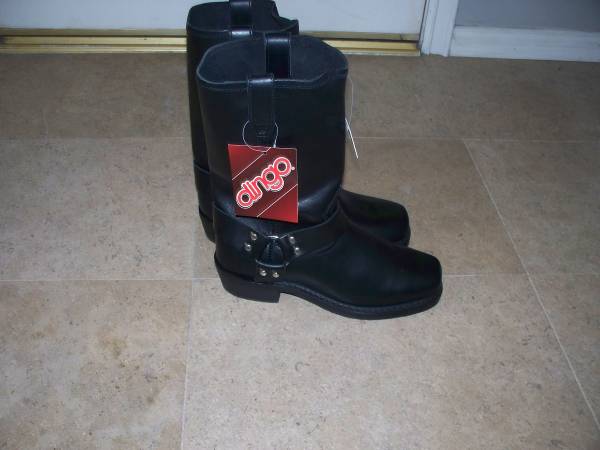 Dingo Black Harness Boots 9.5 D 1