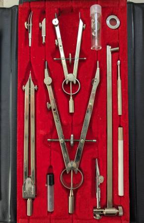 DRAFTING TOOLS, ADJUSTABLE TRIANGLE & SCALE 1