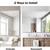 Frameless Mirror, 30x55 Inch Rectangle Bathroom Mirrors for Wall, Upgr 6 thumbnail