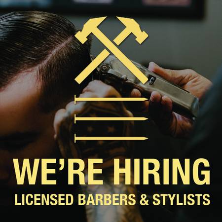 Barbers Needed. NO Booth Rent + Sign on bonus!! (F/T-P/T) 1