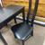 Ikea Wood Kitchen Pull Out Leaf Table & 2 Metal Chairs 🚚 mesa de come 9 thumbnail