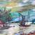 OIL ON BOARD LANDSCAPE PAINTING UNSIGNED 3 thumbnail