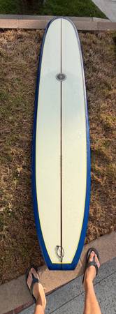 9'8 Tyler Warren David Edwards Longboard Surfboard - sporting