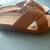 Vionic brown suede criss cross sandals with heel- 11M - NEW 3 thumbnail