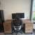 Restoration Hardware reclaimed wood + iron double-pedestal desk 1 thumbnail