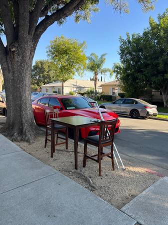 Pub table 2 chairs 1