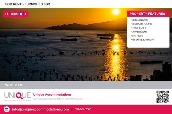 (UniqueAccommodations.com) ID:5320 Luxurious 3 bdrm sub-penthouse 1