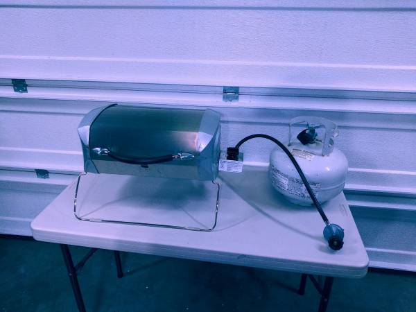 SS tabletop grill & tank 1