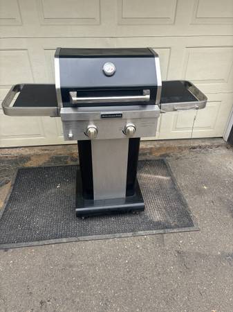 Solid, clean propane, grill  $150 with full tank 1