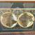 Vintage Mid Century Framed Gold Foil Print Old World Map 8 thumbnail