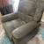 Power Serta Recliner Chair Soft Gray Fabric. Back removes for upstairs 4 thumbnail