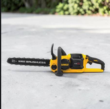 DEWALT 60v battery  FLEXVOLT 16" Chainsaw (Tool Only) 1