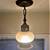 Vintage 1940's Country Farmhouse Copper hanging Ceiling Light Pendant 2 thumbnail