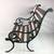 LITTLE MINIATURE BENCH  19” HIGH 19” WIDE 19” DEEP  MATERIAL: CAST IRO 17 thumbnail