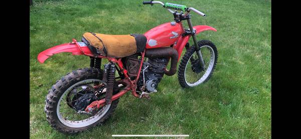 1976 through 1982 Honda CR 250, 125 MX bike project needed 1