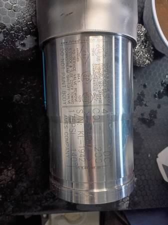 4" Ames Colt 200 DC Backflow Preventer STAINLESS—  $500 1