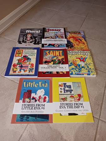 8 assorted large GRAPHIC COMICS 1
