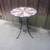Tiled top bistro table with metal base 2 thumbnail