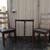 Two nice modern chairs and antique table 3 thumbnail