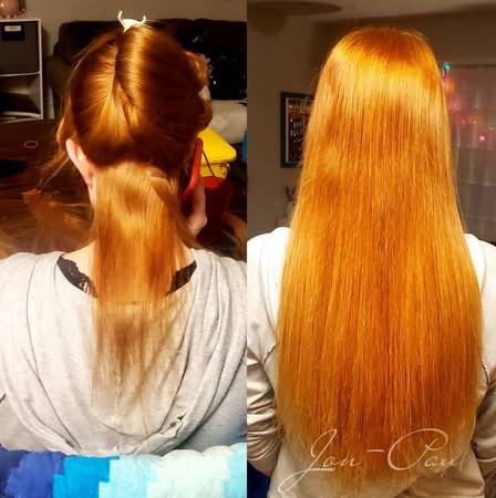 🎀 WANT LONG HAIR? Hair Extensions done in your Home 1