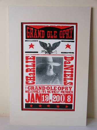 #359 Charlie Daniels poster 1