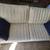 Ivory sofa couch with polyurethane loveseat cushions and 2 toss pillow 1 thumbnail