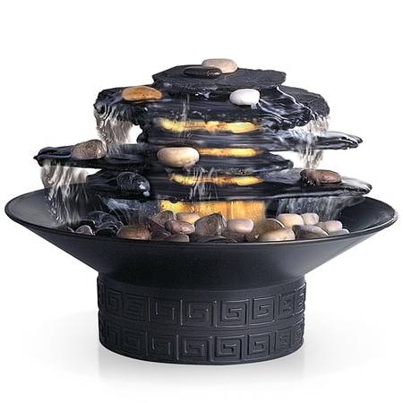 Homedics Envirascape Illuminated Tabletop Relaxation Fountain 1