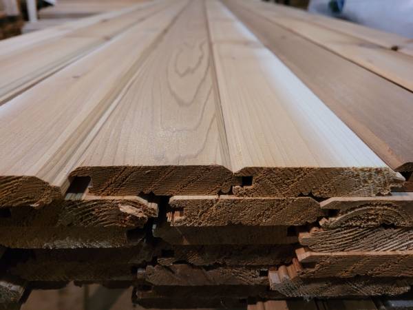 4" Cedar T&G 1