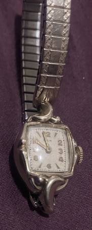 Vintage Elgin 10RKG Bezel Woman’s Watch Works 1
