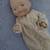 5" Vintage All Bisque Sweet Baby Doll in Long Gown Blue Eyes 8 thumbnail