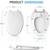 Brand New Elongated Bidet Toilet Seat 7 thumbnail