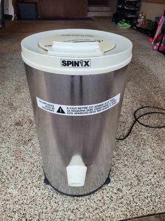 Spin-X high speed clothes dryer 1