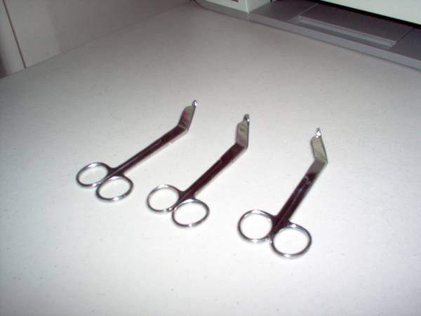 Scissors for Medical Tape or Hockey Tape, 3 of them 1
