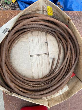 3/8” Plumbing Snake! Used But Solid! 60 Feet Long! 1