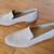 Clarks Suede Loafers Shoes Flats Womens Size 7 M Taupe NEW 3 thumbnail
