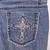 Size 12 FOREVER 21 Bedazzled Crosses Blue Jeans 3 thumbnail