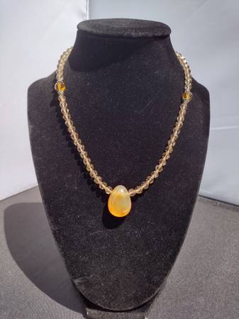 Orange Agate Necklace 1