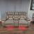 Beautiful 2 Tone Rocking Loveseat With Leds And Power strip 3 thumbnail