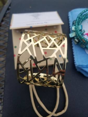 Gold Cuff Bracelet 1