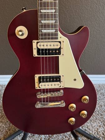 Epiphone Les Paul Traditional Pro IV Limited Edition Electric Guiyar Worn Wine R 1