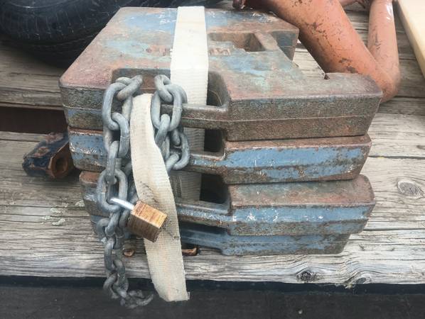 Suitcase tractor Weights for sale 1