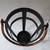 Black Metal Ring 17"  Hurricane Lantern With 12"  Glass Insert And Copper Handle 7 thumbnail