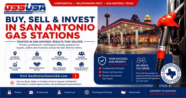 Multiple San Antonio Gas Stations For Sale & Lease 1