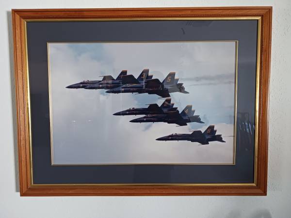 Blue Angles photo with frame 1