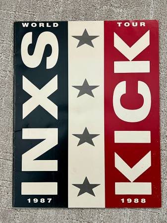 INXS 1987 1988 World Tour Concert Program Michael Hutchence 1