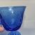 5 Hazel Atlas Glass Co. ROYAL LACE Pattern Creamer Sugar Cups Blue 14 thumbnail